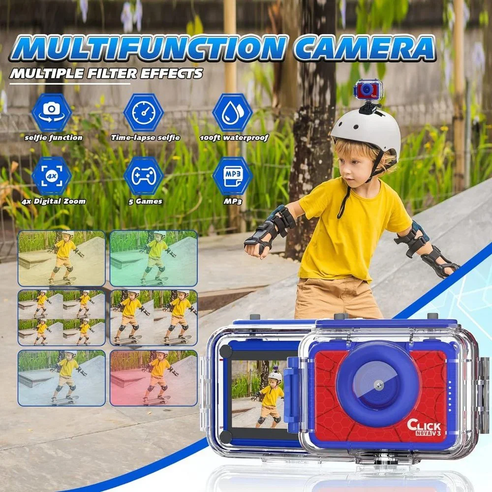 New Kids Selfie Waterproof Camera